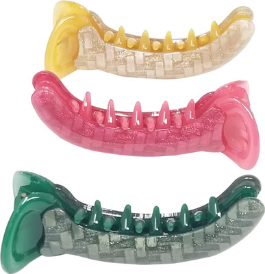 Evolution Medium Dolphin Clips Block Print Shiny Fall Shades Pack of 3 Banana Clip(Multicolor)
Evolution Medium Dolphin Clips Block Print Shiny Fall Shades Pack of 3 Banana Clip(Multicolor)