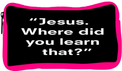 Snoogg Eco Friendly Canvas Jesus Where Did You Learn That Student Pen Pencil Case Coin Purse Pouch Cosmetic Makeup Bag (PINK) Pouch(Multicolor)
Snoogg Eco Friendly Canvas Jesus Where Did You Learn That Student Pen Pencil Case Coin Purse Pouch Cosmetic Makeup Bag (PINK) Pouch(Multicolor)