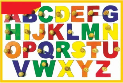 Aadi Learning Wooden English Capital Alphabet Puzzle Tray with Picture Examples with Knobs (12cm x 16cm) (Multi Color)(1 Pieces)
Aadi Learning Wooden English Capital Alphabet Puzzle Tray with Picture Examples with Knobs (12cm x 16cm) (Multi Color)(1 Pieces)