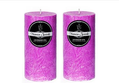 Numen Spark Set Of 2 Lavender Spa Crystal Pillar Candle (3X6 Inches) | Candles for Decoration | Candles for Bedroom(1200 g)
Numen Spark Set Of 2 Lavender Spa Crystal Pillar Candle (3X6 Inches) | Candles for Decoration | Candles for Bedroom(1200 g)