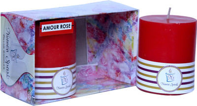 Numen Spark Set Of 2 Amour Rose Solid Pillar Candle (2.5X3 Inches, Red) | Candles for Decoration | Candles for Bedroom(400 g)
Numen Spark Set Of 2 Amour Rose Solid Pillar Candle (2.5X3 Inches, Red) | Candles for Decoration | Candles for Bedroom(400 g)