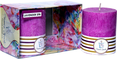 Numen Spark Set Of 2 Lavender Spa Crystal Pillar Candle (2.5X3 Inches,Purple) | Candles for Decoration | Candles for Bedroom(400 g)
Numen Spark Set Of 2 Lavender Spa Crystal Pillar Candle (2.5X3 Inches,Purple) | Candles for Decoration | Candles for Bedroom(400 g)
