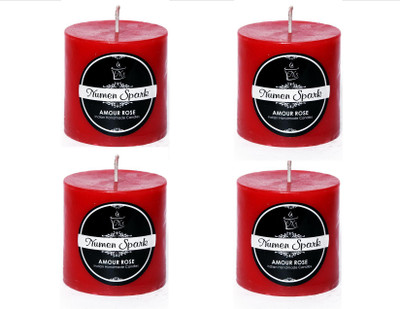 Numen Spark Set Of 4 Amour Rose Solid Pillar Candle | Candles for Decoration | Candles for Bedroom(1200 g)
Numen Spark Set Of 4 Amour Rose Solid Pillar Candle | Candles for Decoration | Candles for Bedroom(1200 g)