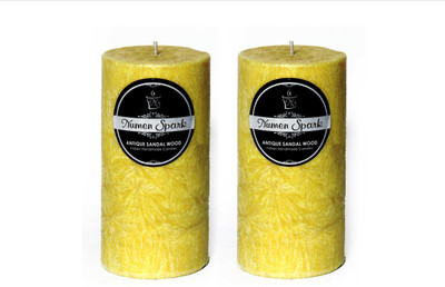 Numen Spark Set Of 2 Antique Sandalwood Crystal Pillar Candle (3X6 Inches) | Candles for Decoration | Candles for Bedroom(1200 g)
Numen Spark Set Of 2 Antique Sandalwood Crystal Pillar Candle (3X6 Inches) | Candles for Decoration | Candles for Bedroom(1200 g)