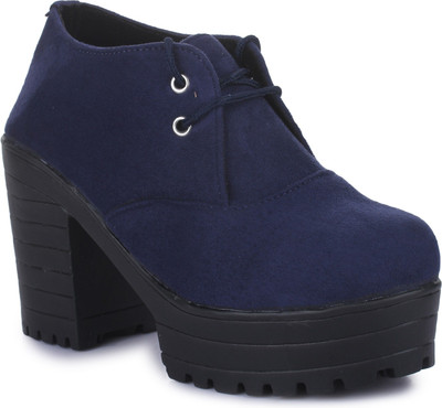 Sapatos Boots For Women(Blue, St-3020-blue