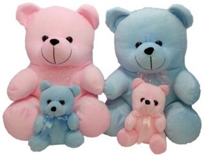 ARP Collections ARP Teddy Bear Family, Mammy Papa, brother sister soft toys - 32 cm(Multicolor)
ARP Collections ARP Teddy Bear Family, Mammy Papa, brother sister soft toys - 32 cm(Multicolor)