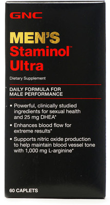 GNC GNC Men's Staminol Ultra Daily Formula for Male Performance (60 Caplets)(60 No)
GNC GNC Men's Staminol Ultra Daily Formula for Male Performance (60 Caplets)(60 No)