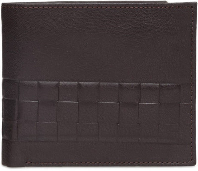 Teakwood Men Brown Genuine Leather Wallet(6 Card Slots)