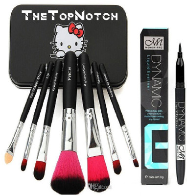 TheTopNotch Makeup Brush Set and MeNow Dynamic Liquid Eye Liner Black(Set of 2)
TheTopNotch Makeup Brush Set and MeNow Dynamic Liquid Eye Liner Black(Set of 2)