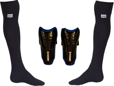 DeNovo Justry Football Kit (One Pair Lycra Plain Knee Length Football Socks + One Pair Shin Guard) Football Kit
DeNovo Justry Football Kit (One Pair Lycra Plain Knee Length Football Socks + One Pair Shin Guard) Football Kit