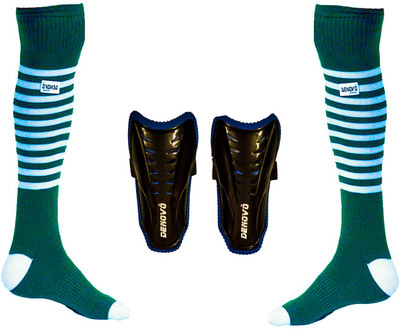 DeNovo Justry Football Kit (One Pair Lycra Striped Knee Length Football Socks + One Pair Shin Guard) Football Kit
DeNovo Justry Football Kit (One Pair Lycra Striped Knee Length Football Socks + One Pair Shin Guard) Football Kit