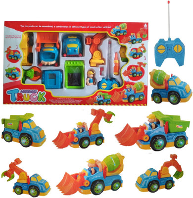 IndusBay Remote control Car Construction Automobile Set with Assembly to convert into 7 different Engineering Vehicles(Multicolor)
IndusBay Remote control Car Construction Automobile Set with Assembly to convert into 7 different Engineering Vehicles(Multicolor)