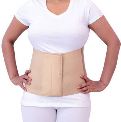Medtrix Abdominal Belt Waist Support Post Pregnancy Back Support (28 cm to 32 cm) Back & Abdomen Support(Beige