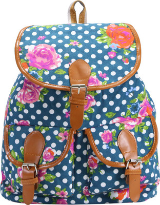 Desence Stylish Casual College Backpack For Girl's 5 L Backpack(Blue)