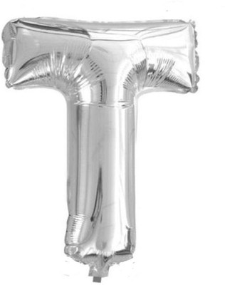 AMFIN Solid 7 inch Foil Alphabet Balloon Wedding Party Event Baby Shower Birthday Party Decor Letter "T" - Silver Balloon(Silver, Pack of 1)
AMFIN Solid 7 inch Foil Alphabet Balloon Wedding Party Event Baby Shower Birthday Party Decor Letter "T" - Silver Balloon(Silver, Pack of 1)
