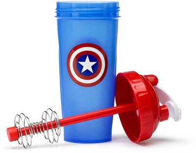 DreamPalace India Stylish Captain America Gym Shaker With Actiorod Technology 700 ml Shaker(Pack of 1, Blue)
DreamPalace India Stylish Captain America Gym Shaker With Actiorod Technology 700 ml Shaker(Pack of 1, Blue)