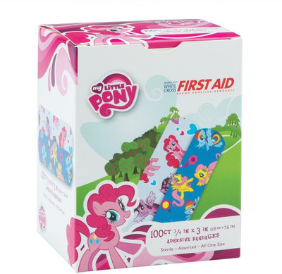 Smilemakers My Little Pony Bandages - First Aid Supplies - 100 per Pack Crepe Bandage
Smilemakers My Little Pony Bandages - First Aid Supplies - 100 per Pack Crepe Bandage
