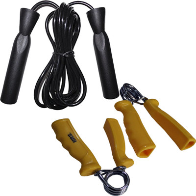 HRS Strength Combo (HG-114 Hand Grip,Pack of 2 + SR-133 Skipping Rope) Gym & Fitness Kit
HRS Strength Combo (HG-114 Hand Grip,Pack of 2 + SR-133 Skipping Rope) Gym & Fitness Kit