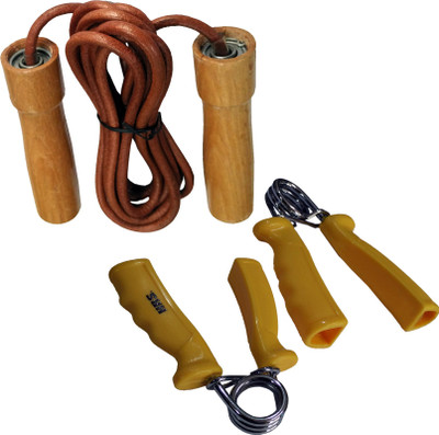 HRS Strength Combo (HG-114 Hand Grip,Pack of 2 + SR-128 Skipping Rope) Gym & Fitness Kit
HRS Strength Combo (HG-114 Hand Grip,Pack of 2 + SR-128 Skipping Rope) Gym & Fitness Kit