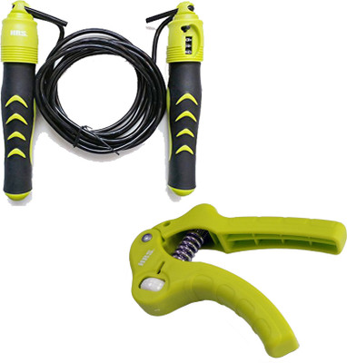 HRS Strength Combo (HG-109 Hand Grip,Pack of 2 + SR-130 Skipping Rope) Gym & Fitness Kit
HRS Strength Combo (HG-109 Hand Grip,Pack of 2 + SR-130 Skipping Rope) Gym & Fitness Kit