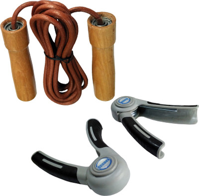 HRS Strength Combo (HG-112 Hand Grip,Pack of 2 + SR-128 Skipping Rope) Gym & Fitness Kit
HRS Strength Combo (HG-112 Hand Grip,Pack of 2 + SR-128 Skipping Rope) Gym & Fitness Kit