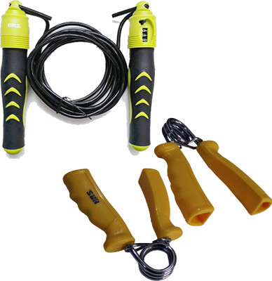 HRS Strength Combo (HG-114 Hand Grip,Pack of 2 + SR-130 Skipping Rope) Gym & Fitness Kit
HRS Strength Combo (HG-114 Hand Grip,Pack of 2 + SR-130 Skipping Rope) Gym & Fitness Kit