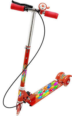 Shree 3 wheeler scooter for kids to ride ons with brake & bell + LED lights on wheels Beautiful Scooter(Red)
Shree 3 wheeler scooter for kids to ride ons with brake & bell + LED lights on wheels Beautiful Scooter(Red)