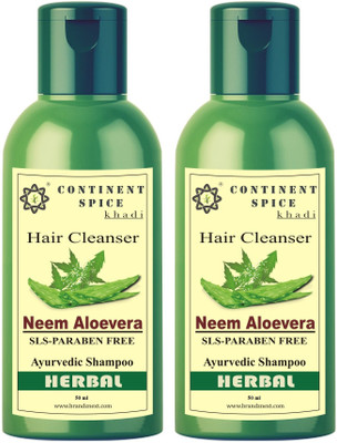Continent Spice Khadi Neem Aloevera Herbal Hair Cleanser - (SLS & Paraben Free) CS682005(50 ml)
Continent Spice Khadi Neem Aloevera Herbal Hair Cleanser - (SLS & Paraben Free) CS682005(50 ml)