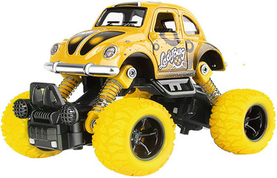 Jack Royal Jumbo Energy Race Four-Wheel Drive Pull Back Action Toy Car (1:32 Scale Pull Back Car) With 4 wheel independent Suspension(Yellow Bugs)(Bright Yellow)
Jack Royal Jumbo Energy Race Four-Wheel Drive Pull Back Action Toy Car (1:32 Scale Pull Back Car) With 4 wheel independent Suspension(Yellow Bugs)(Bright Yellow)