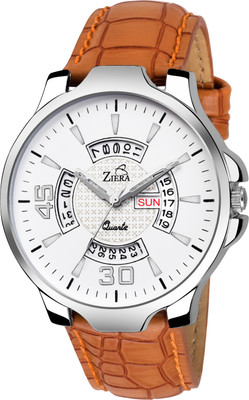 Ziera ZR7069 Leather Strap DAY & Date Boy's watch Watch - For Men