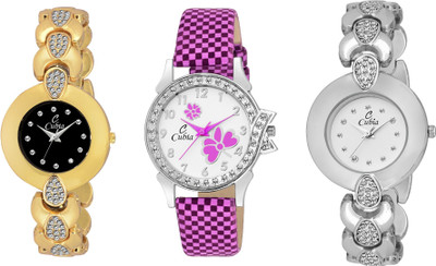 Cubia CB-1300 Combo Of Three Multi-Designer (Casual+Partywear+Formal) Watch - For Women Watch - For Girls
Cubia CB-1300 Combo Of Three Multi-Designer (Casual+Partywear+Formal) Watch - For Women Watch - For Girls
