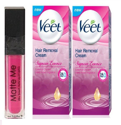 TheTopNotch Matte Me Liquid Lipstick and Veet Hair Removal Cream - Supreme Essence(Pack of 2)(Set of 3)
TheTopNotch Matte Me Liquid Lipstick and Veet Hair Removal Cream - Supreme Essence(Pack of 2)(Set of 3)
