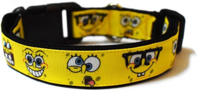 That Dog In Tuxedo Sponge Bob Dog Everyday Collar(, yelliow