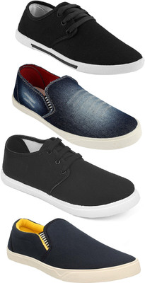 Pexlo Combo Pack of 4 Casual Shoes (Sneakers and Loafers Shoes) Casuals For Men(Multicolor
Pexlo Combo Pack of 4 Casual Shoes (Sneakers and Loafers Shoes) Casuals For Men(Multicolor
