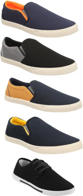 Pexlo Combo Pack of 5 Casual Shoes (Sneakers and Loafers Shoes) Sneakers For Men(Multicolor
Pexlo Combo Pack of 5 Casual Shoes (Sneakers and Loafers Shoes) Sneakers For Men(Multicolor
