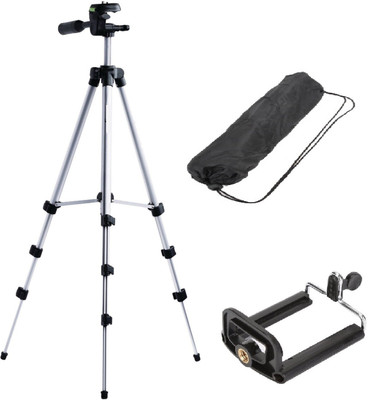 ReTrack 3110 Adjustable Head Aluminum Extendable Camera-Tripod With Bag Tripod(Silver, Supports Up to 1000 g)
ReTrack 3110 Adjustable Head Aluminum Extendable Camera-Tripod With Bag Tripod(Silver, Supports Up to 1000 g)