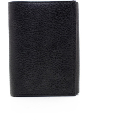 Nietz Boys Black Artificial Leather Wallet(4 Card Slots)