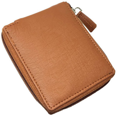 Wildland Men Tan Artificial Leather Wallet(3 Card Slots)