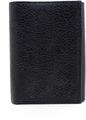 Nietz Boys Black Genuine Leather Wallet(4 Card Slots)