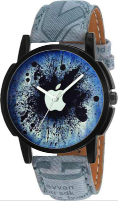Collection New Designer APPLE Print Dial Blue Leather Belt Men & Women Watch - For Boys
Collection New Designer APPLE Print Dial Blue Leather Belt Men & Women Watch - For Boys