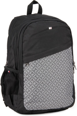 Tommy Hilfiger 600D 4 L Backpack(Black)