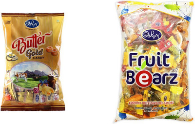 Oshon Butter Gold & Fruit Bearz Pouch Combo (Pack of 2) Milk Cream Candy(Pack of 2)
Oshon Butter Gold & Fruit Bearz Pouch Combo (Pack of 2) Milk Cream Candy(Pack of 2)