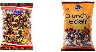 Oshon Choco Eclair & Crunchy Eclair Pouch Combo (Pack of 2) Milk Cream Candy(Pack of 2)
Oshon Choco Eclair & Crunchy Eclair Pouch Combo (Pack of 2) Milk Cream Candy(Pack of 2)