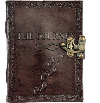 Pranjals House A5 Diary(leather journal, brown)