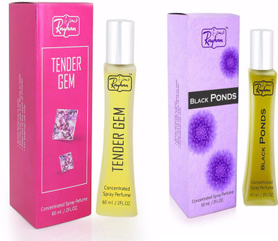 Rayhan Enterprise TENDER GEM AND BLACK PONDS Eau de Parfum - 60 ml(For Men & Women)
Rayhan Enterprise TENDER GEM AND BLACK PONDS Eau de Parfum - 60 ml(For Men & Women)