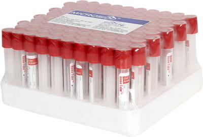 Microsidd 4 ml Rimmed Polypropylene Test Tube(75 cm 40 K Pack of 100)