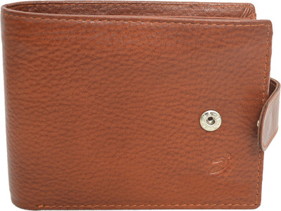 Swiss Men Tan Genuine Leather Wallet(4 Card Slots), Tan10