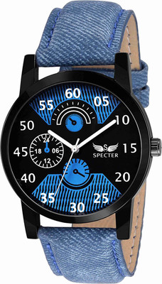 Specter Analog Day And Date Black Dial Denim Blue Belt Premium Wrist Watch For Men And Boys Hybrid Watch - For Men
Specter Analog Day And Date Black Dial Denim Blue Belt Premium Wrist Watch For Men And Boys Hybrid Watch - For Men