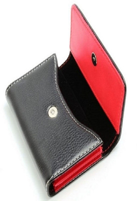LEATHER ATM 10 Card Holder(Set of 1, Black)