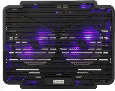 NDC Stylish Cooling pad with Double fan Cooling Pad(Black)